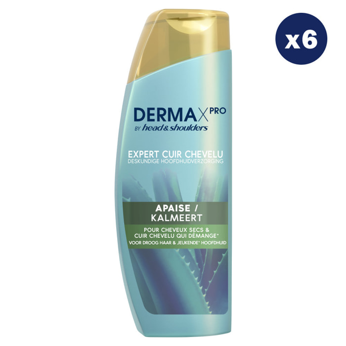 6 Shampoings Apaise 225ml, DERMAxPRO by Head & Shoulders