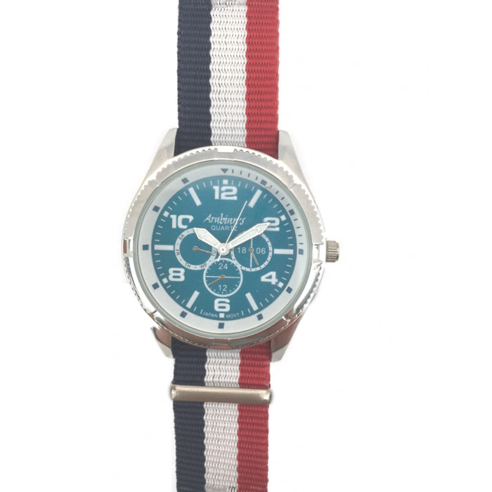 Reloj Arabians DBP0221A Unisex Analogico Cuarzo con Correa de Textil