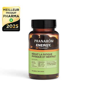 Pranarom - Complément alimentaire Energy - 60 capsules