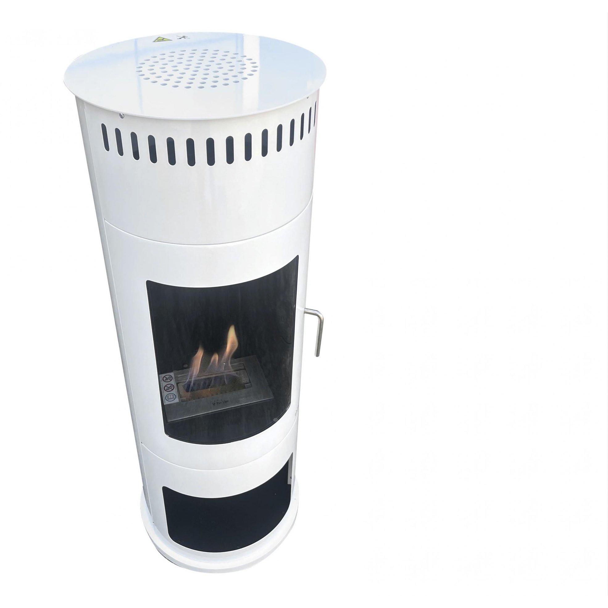 Estufa de etanol en acero con puerta de cristal templado BESTFIRE W PURLINE 3000 W