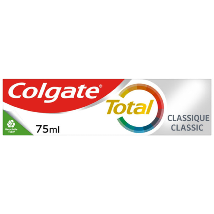 Lot de 12 dentifrices Colgate 24HDéfense Classique 75ML