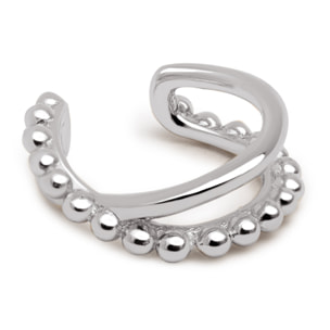 Orecchino Ear Cuff Nina  in Argento