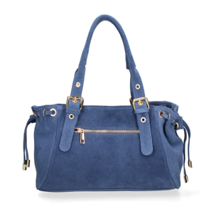 Borsa a mano da donna Made in Italy - Modello Lumena Lux - 100% pelle - 20.0 x 21.0 x 33.0 cm