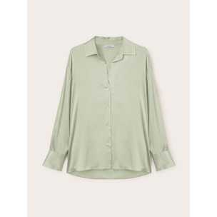 Motivi - Camicia satin - Verde chiaro