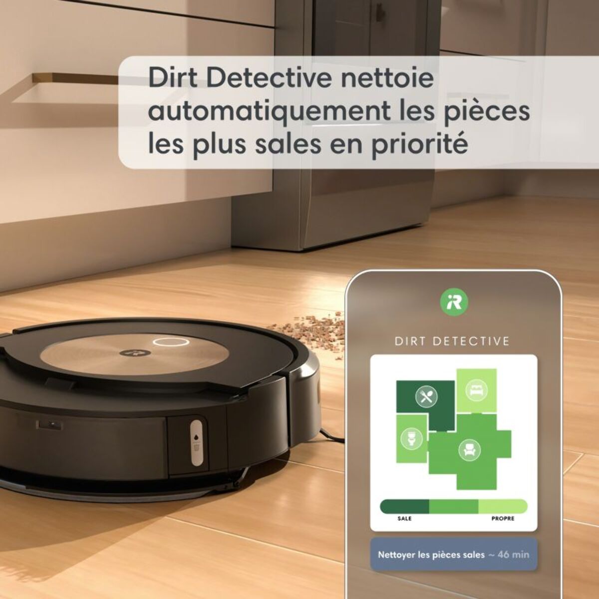 Robot Aspirateur Laveur IROBOT Roomba combo J9+