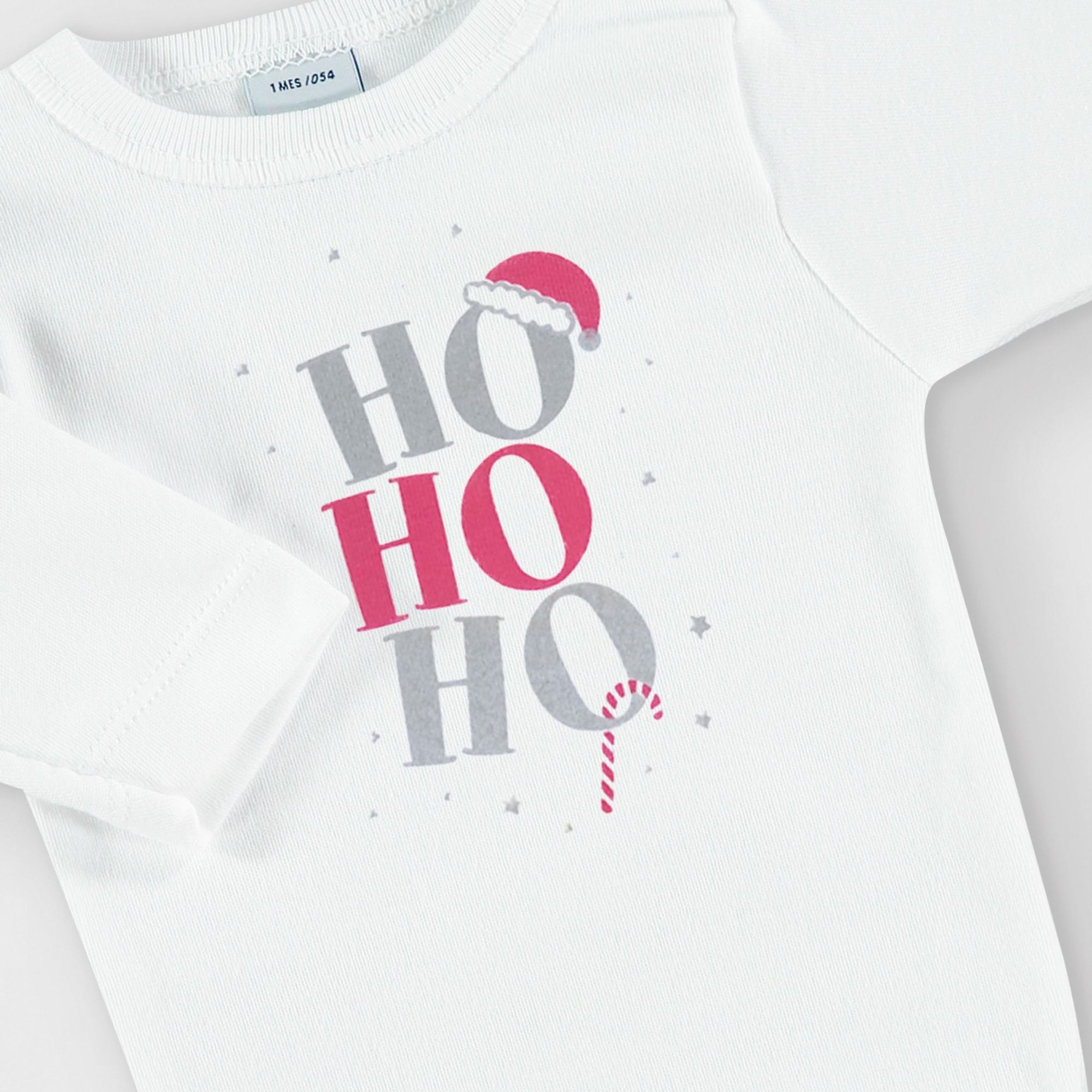 Body bebé navidad frases manga larga