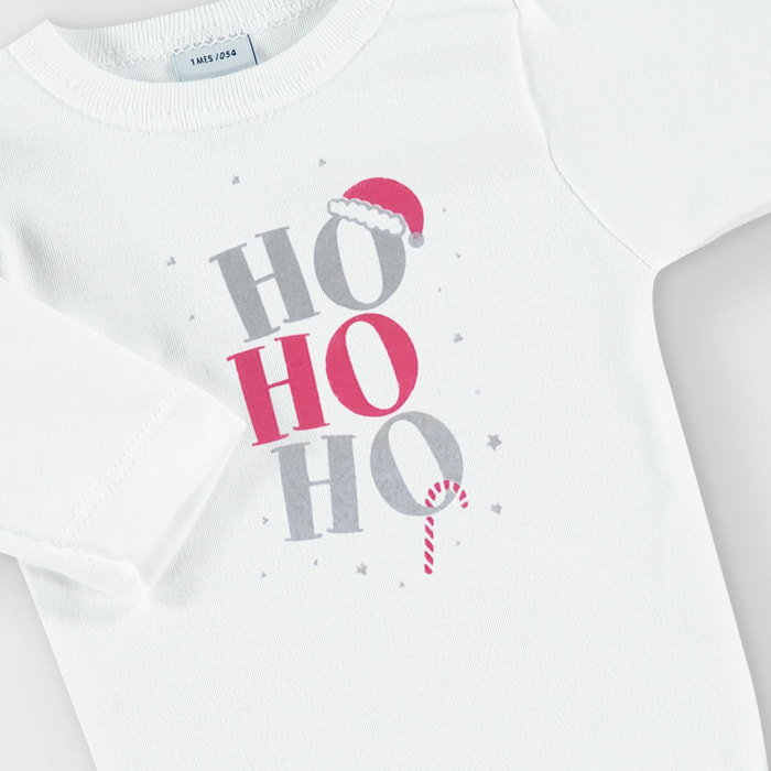 Body bebé navidad frases manga larga