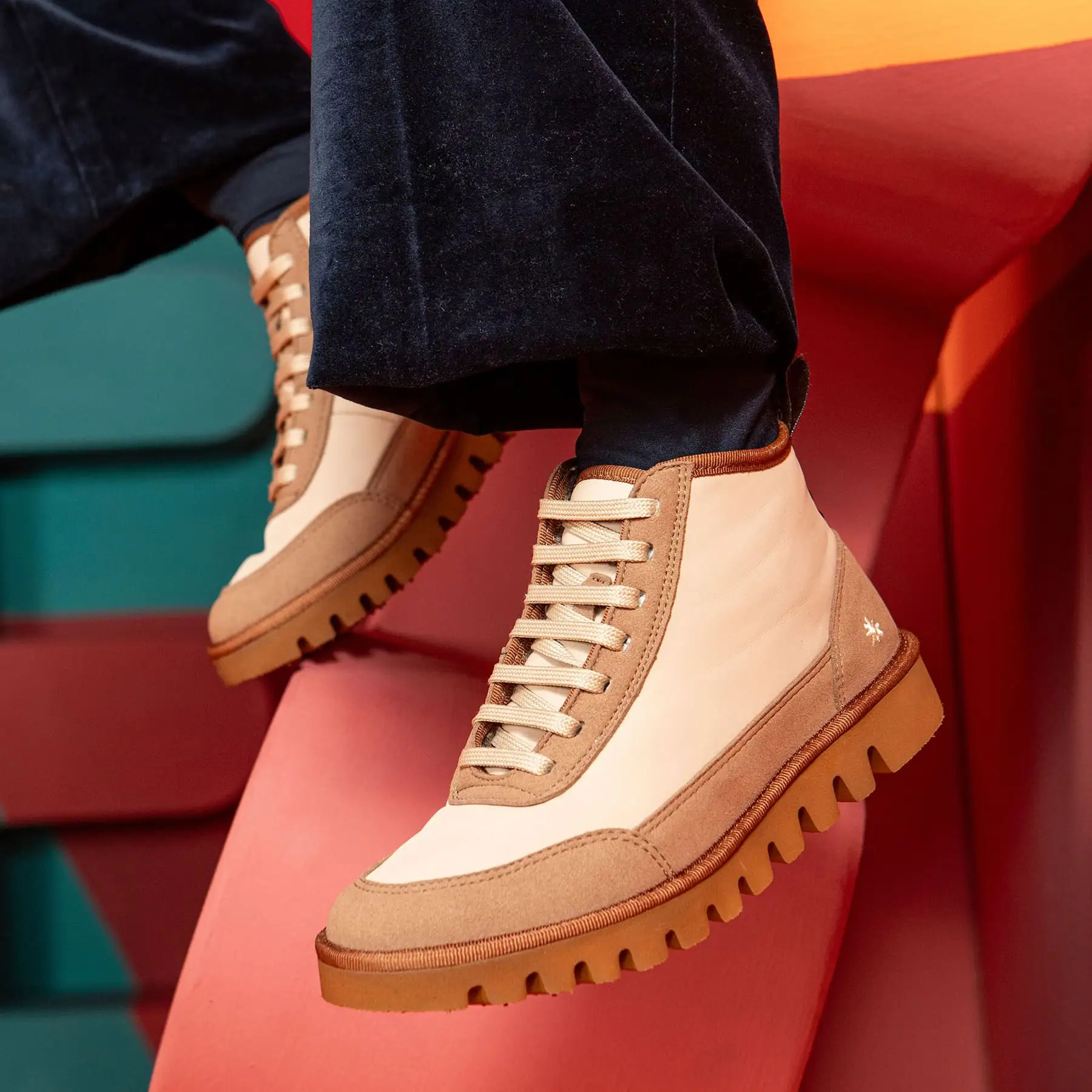 Botines 1585 NYLON SESAME/ONTARIO color Sesame