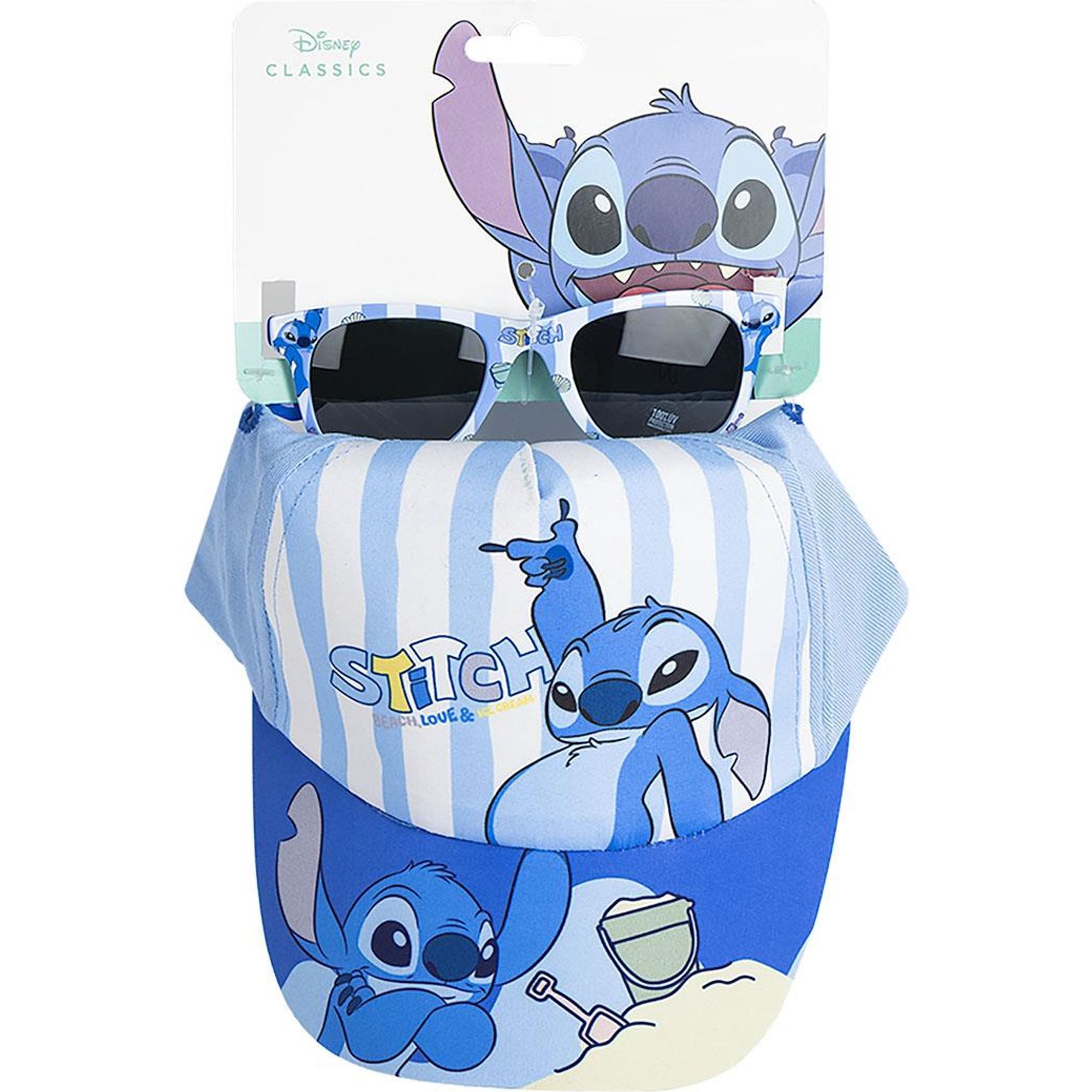 Gorra Set Gafas De Sol Stitch