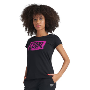 T-shirt a maniche corte spray da donna Neon