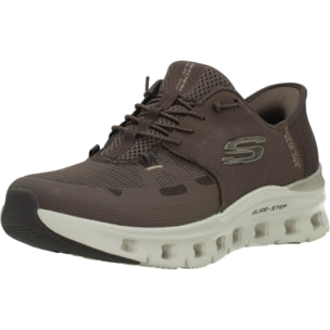 Sneakers De  Mujer Glide-step Pro Radiant Stri Marron