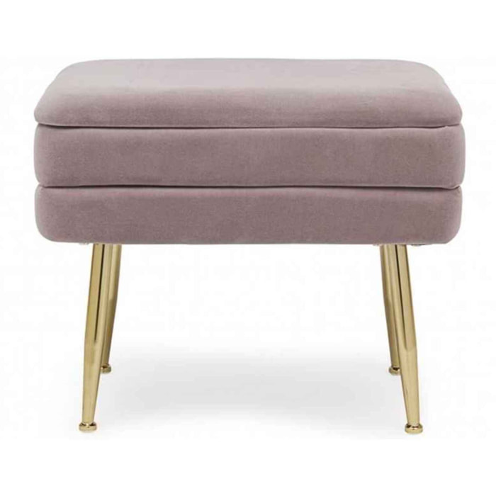 PANCA CONTENITORE PAVLINA MAUVE 50X35X42 cm