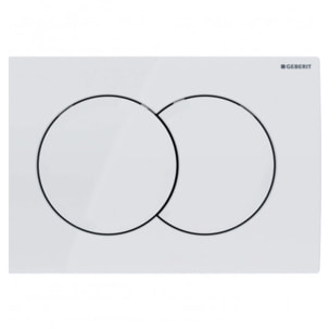 Pack WC Bati-support Geberit Duofix + Cuvette Ideal Standard Tesi Aquablade + Plaque blanche (TesiGeb3-RT)