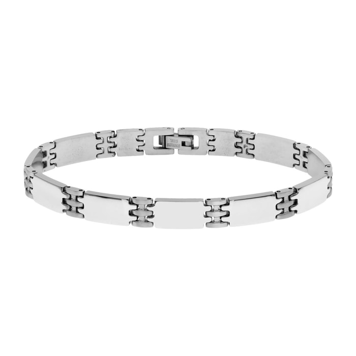 Bracciale Hiriwa 925 Acciaio Inossidabile Silver Uomo