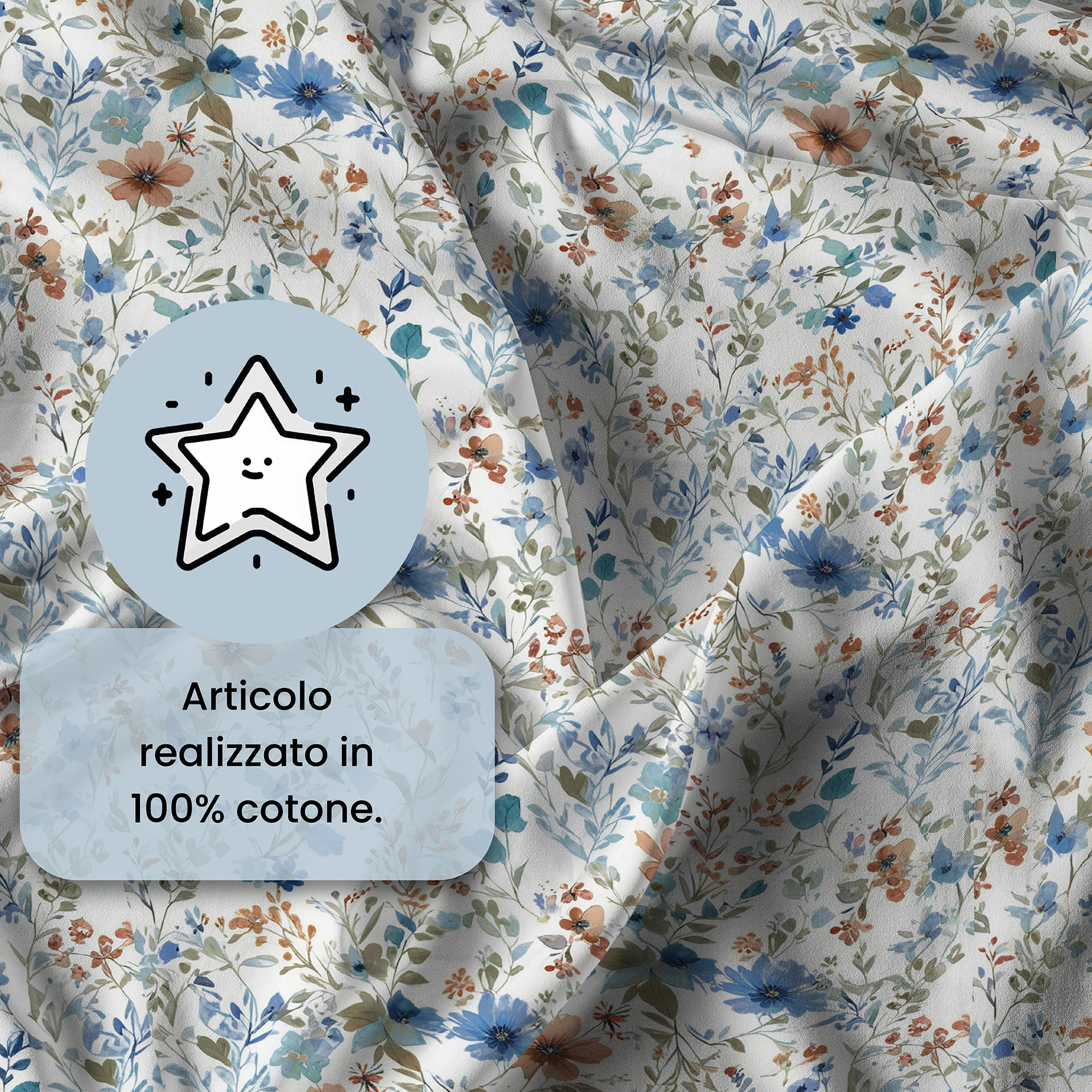 COMPLETO LETTO IDA 100% Cotone
