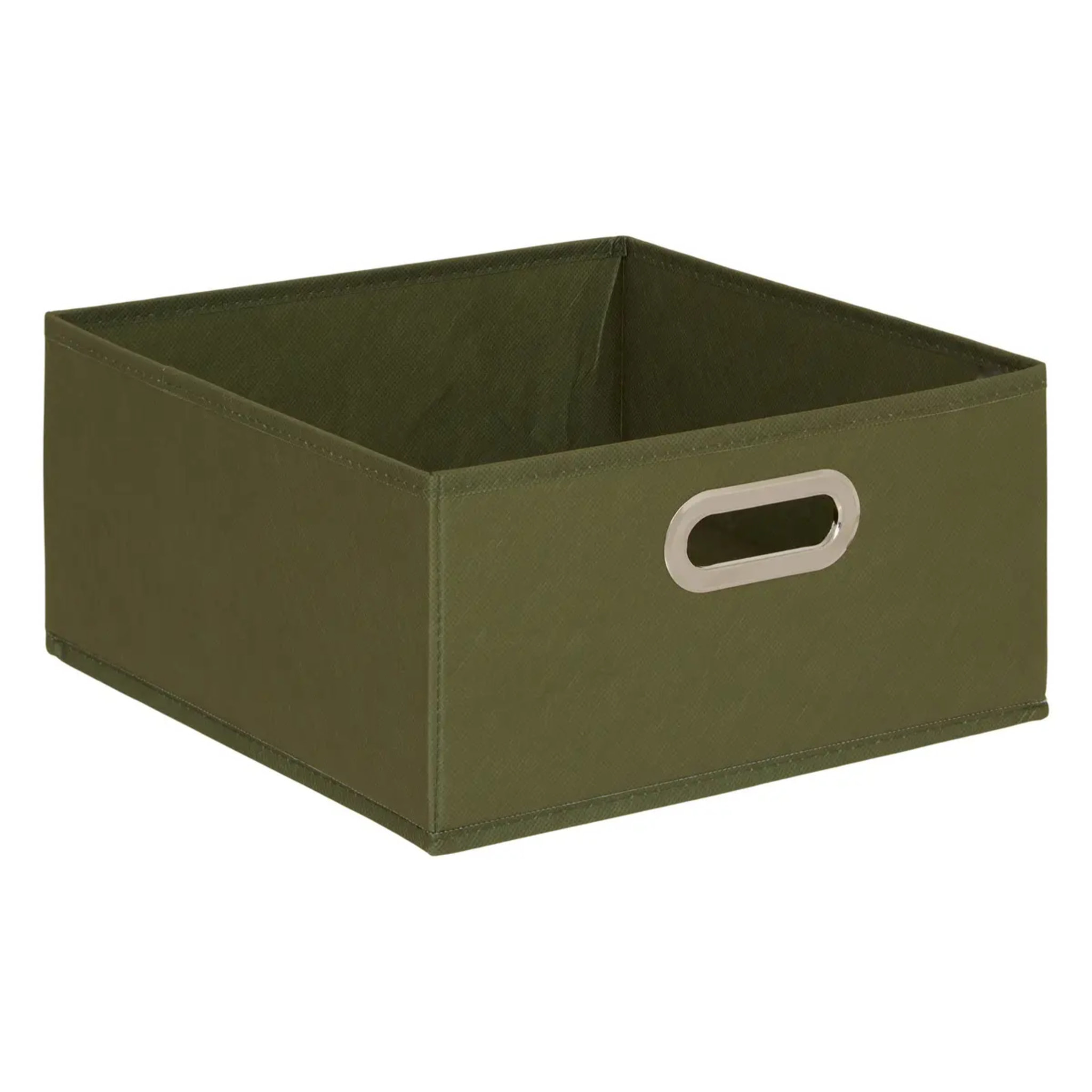Panier tissu 31x15cm "Mix N' Modul" vert kaki