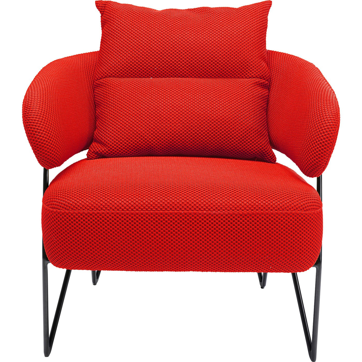 Fauteuil Peppo rouge Kare Design