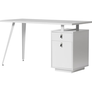 Bureau avec caisson 1 porte 1 tiroir - RANDY