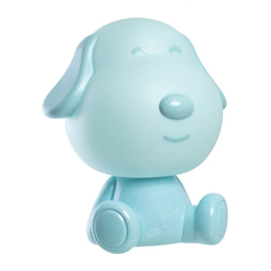 Lampada LED Doggy in ferro - AZZURRO