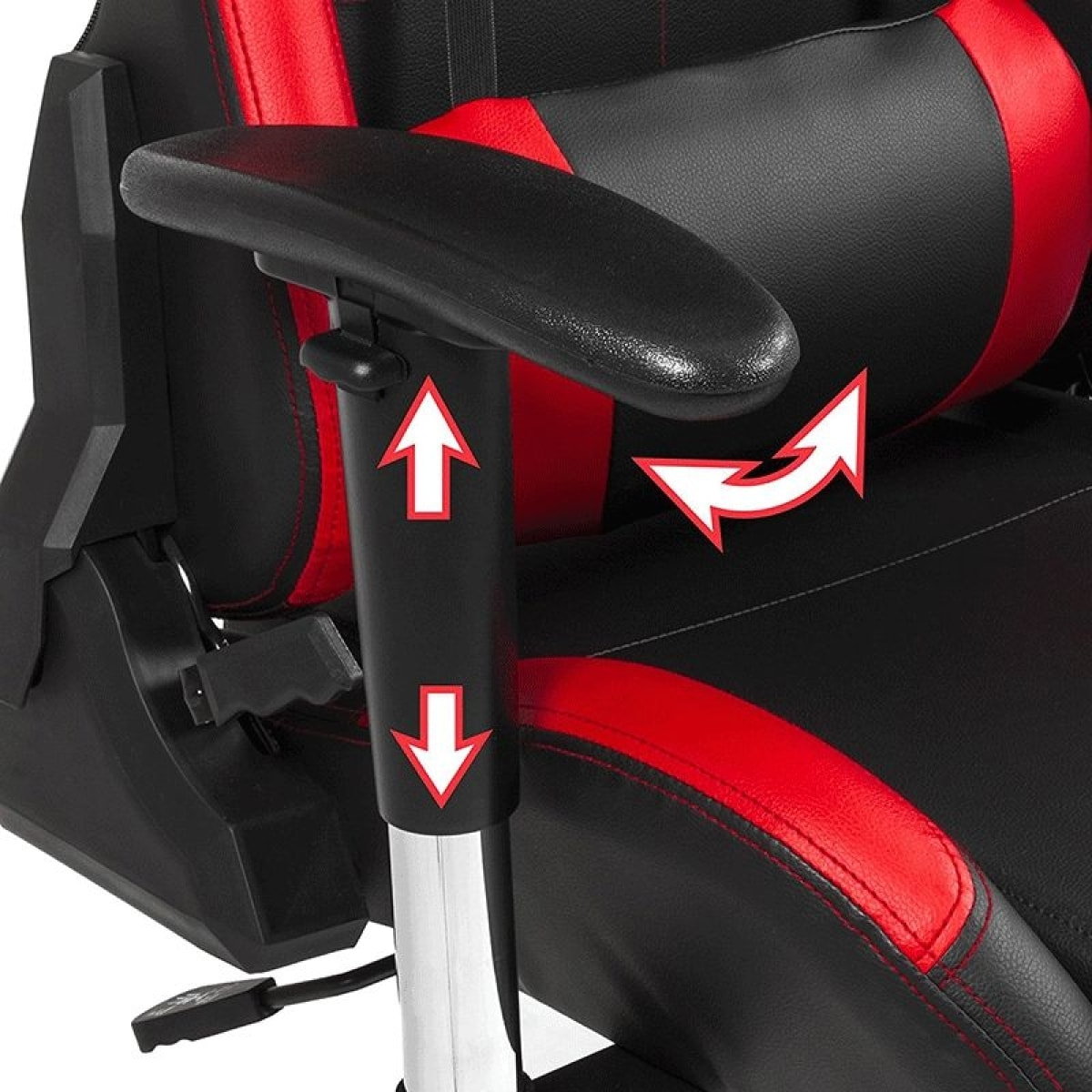 Silla gaming Silverstone Negro - Rojo Silverstone