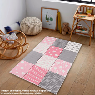 Alfombra infantil de Poliester estampada 100 x 150cm