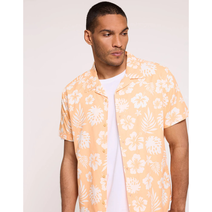 Camisa Manga Corta Naranja - Hollis