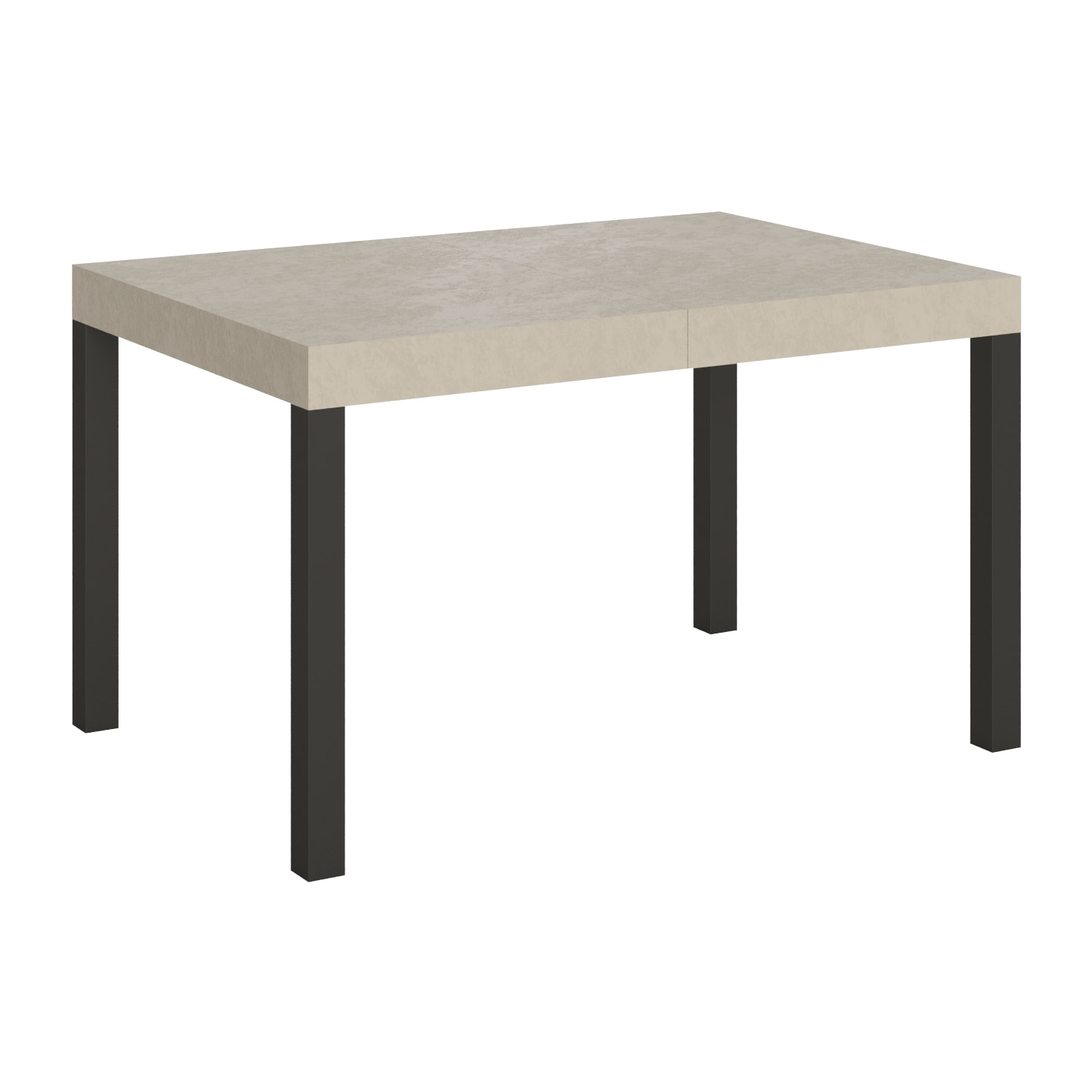 Mesa extensible 90x140/244 cm Everyday cachemira patas antracita