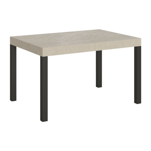 Mesa extensible 90x140/244 cm Everyday cachemira patas antracita