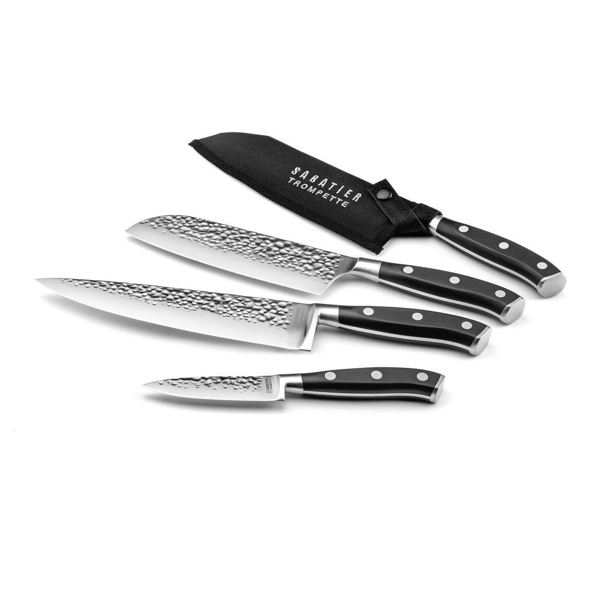 Carbon - Set di 3 coltelli da cucina