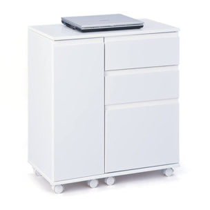 Armadio/scrivania estensibile, 66 x 36 x 72, Bianco