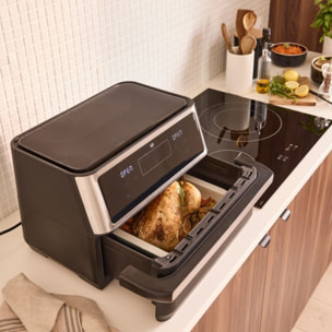 Friteuse sans huile ESSENTIELB EAF5 ,Noir, Flex Megazone XXL 11L
