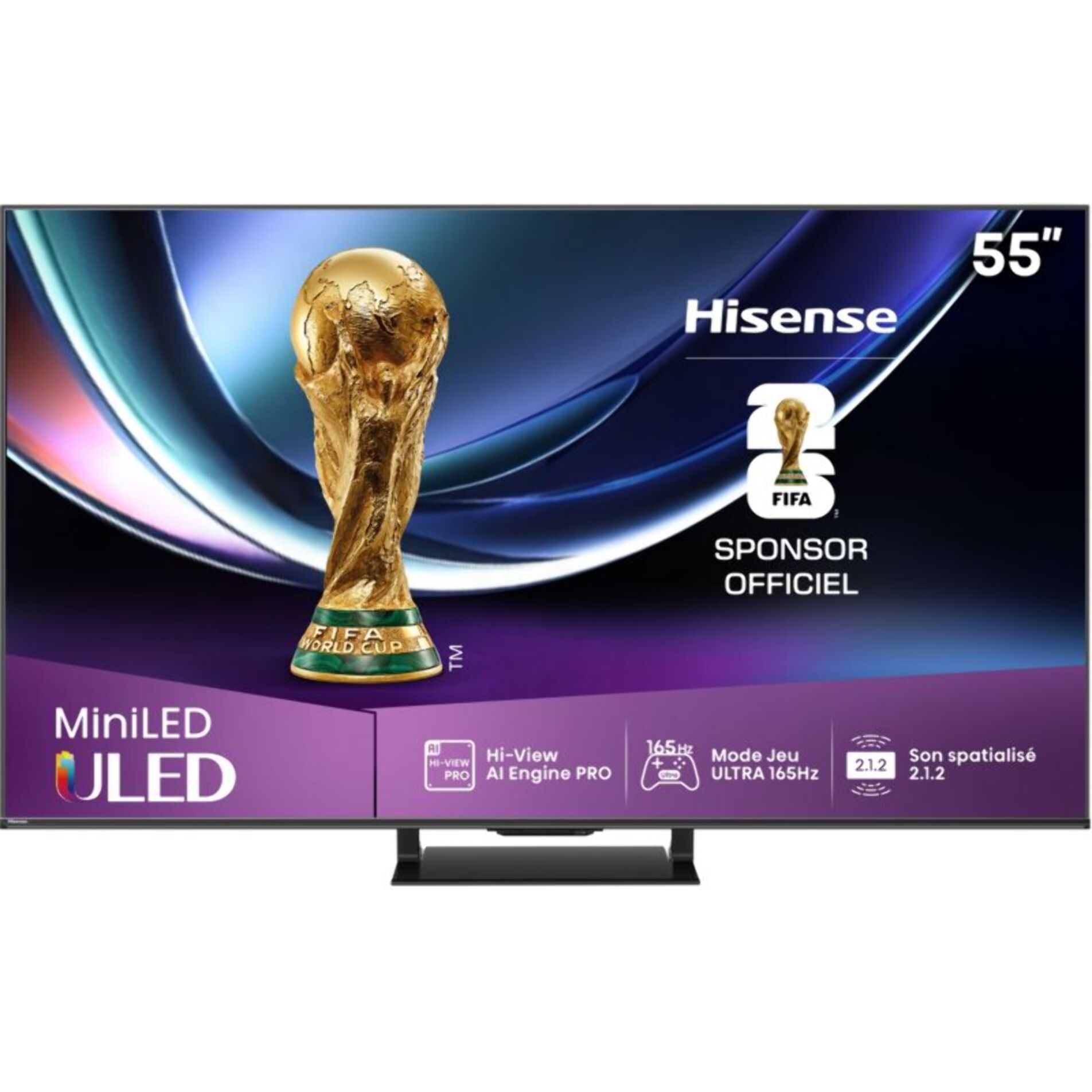 TV Mini Led HISENSE 55U7Q PRO 2025 (139cm)