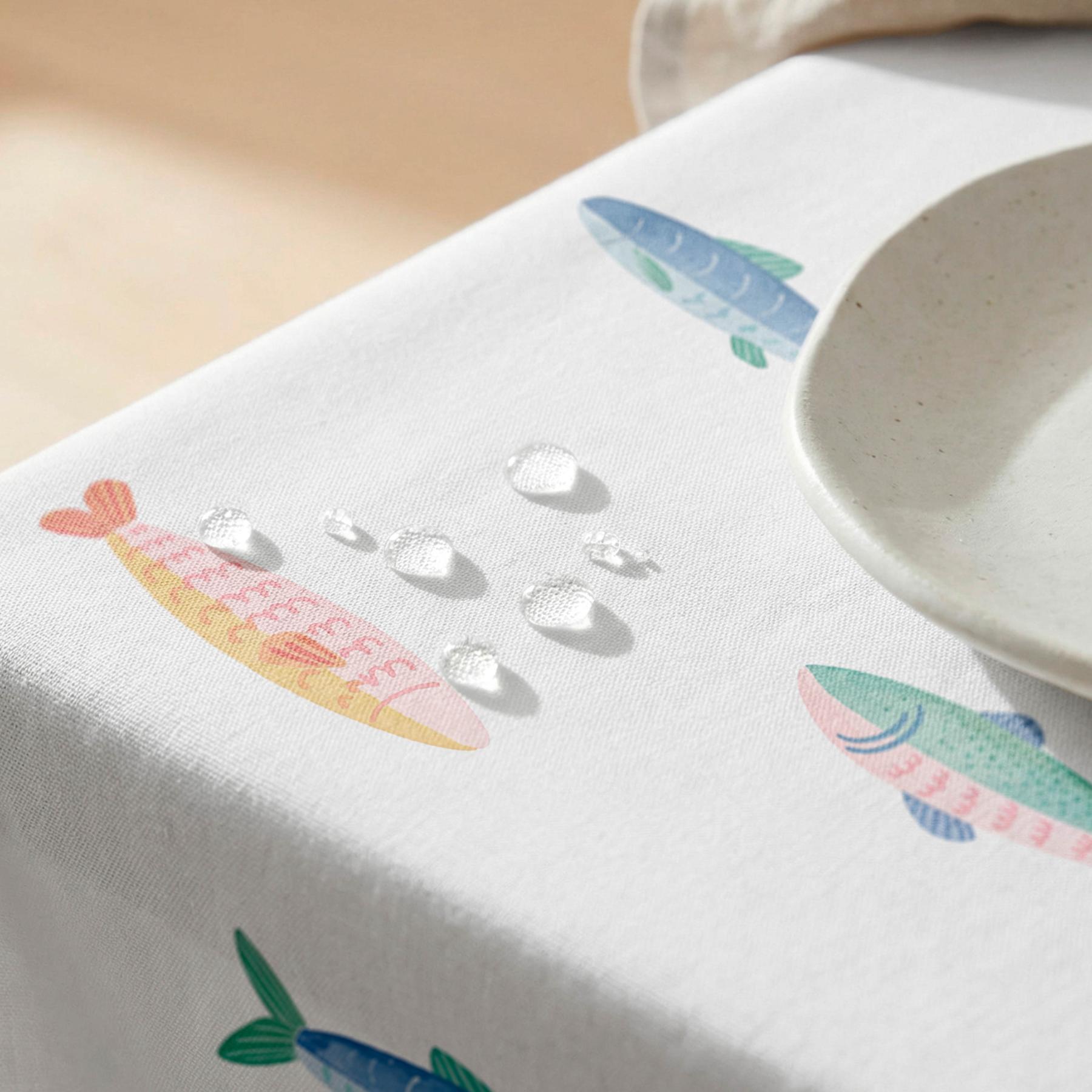 Mantel antimanchas CALYPSO MULTICOLOR - 100% algodón