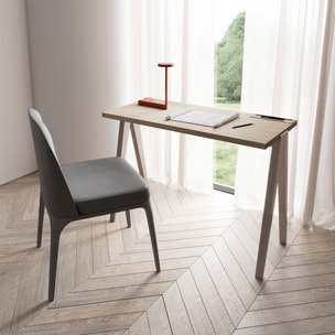 Escritorio Colmar roble y arena 78x107x49 cm