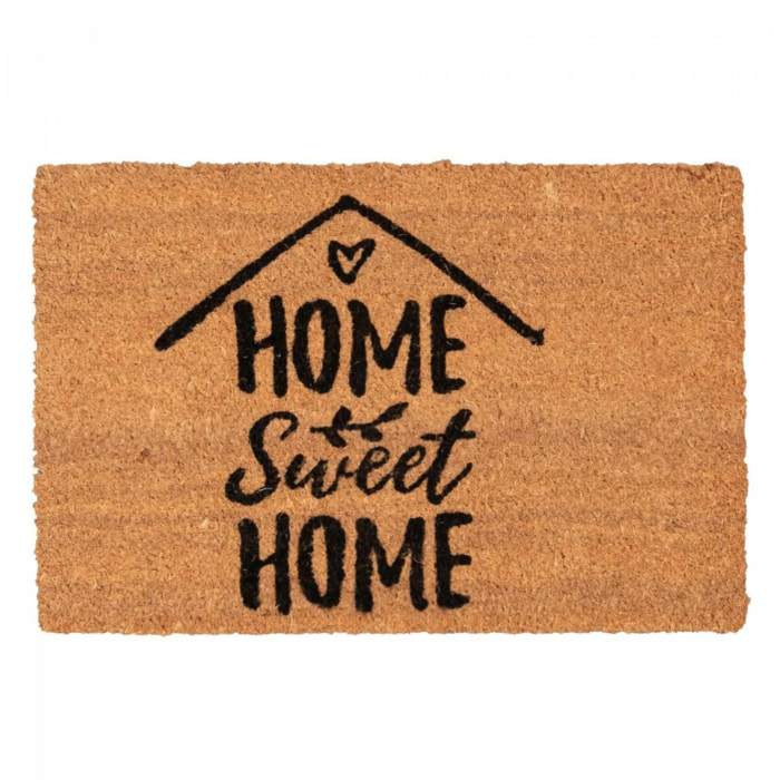 Paillasson motif texte en relief, chaleureux, NID