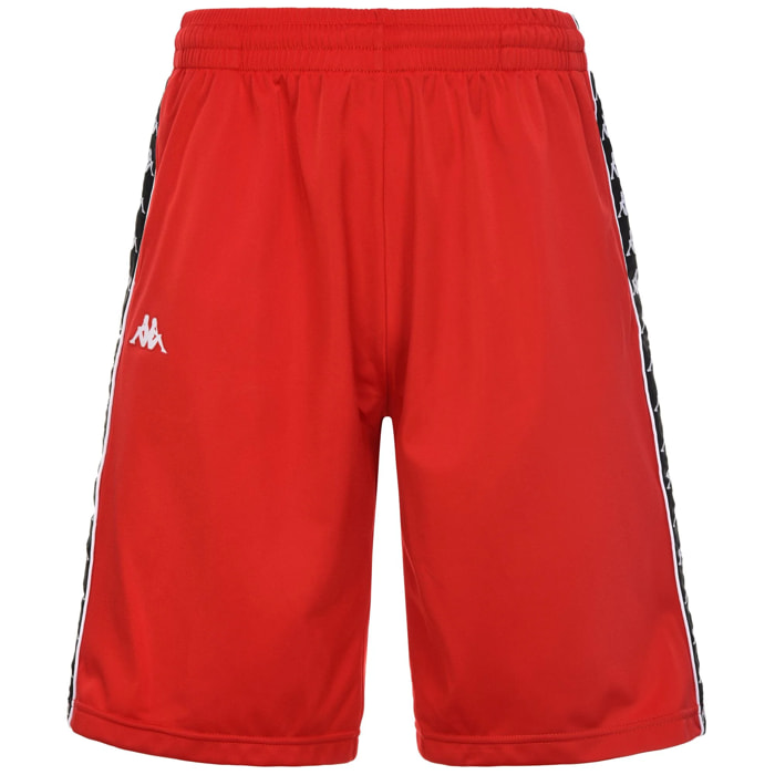 Pantaloni Corti Kappa Uomo 222 Banda Treadwellz Rosso