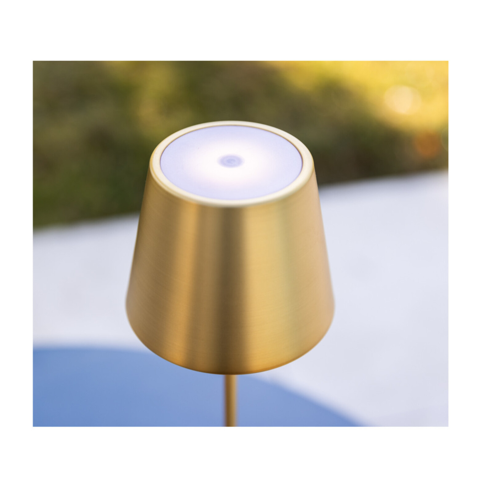 ALIKI - Lampe à poser tactile et rechargeable - Rouge brique