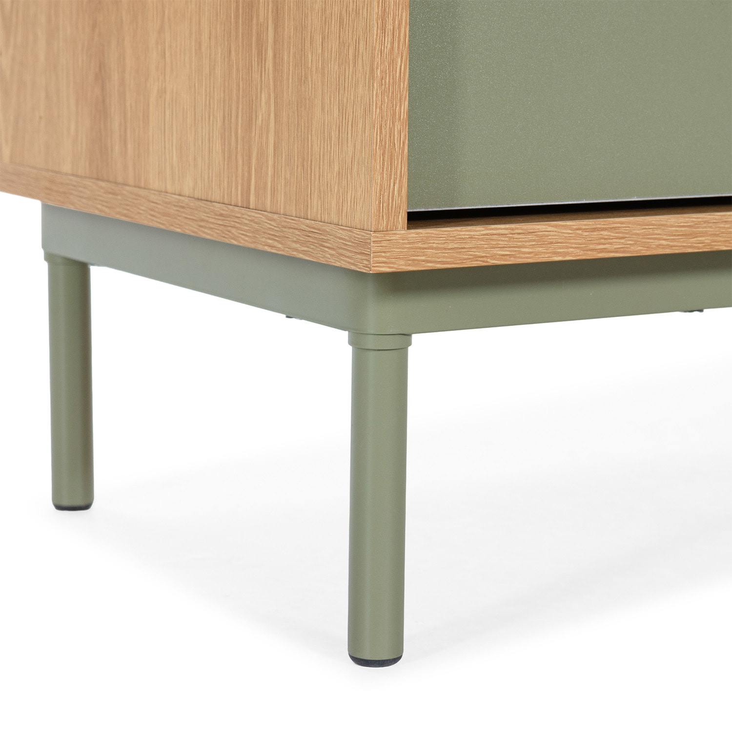 Mueble Tv Cuzco 2 puertas color Roble/Verde