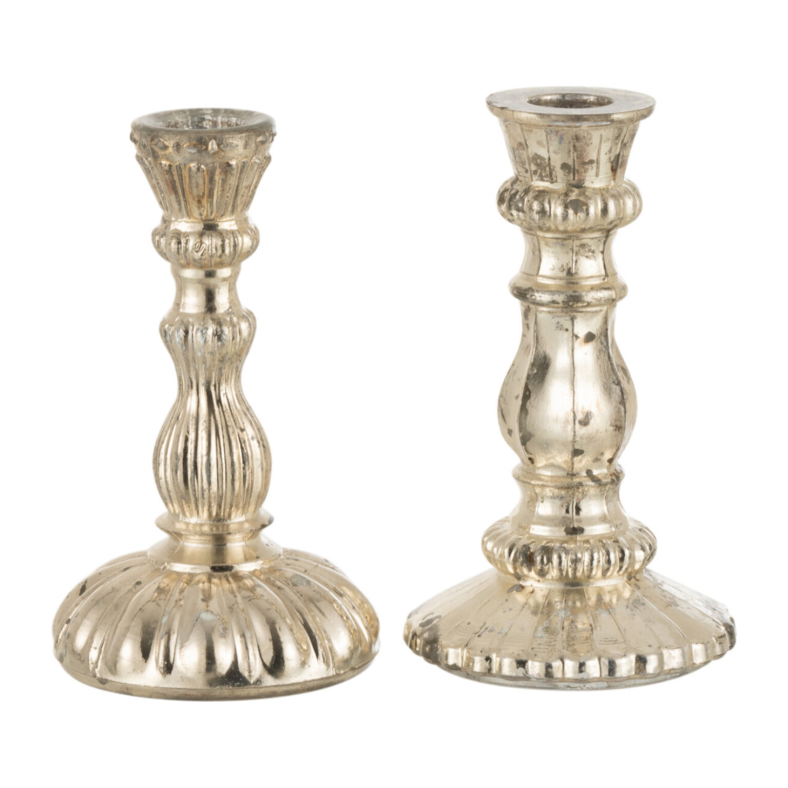 J-Line chandelier Oriental - verre - argent - small - 2 pcs