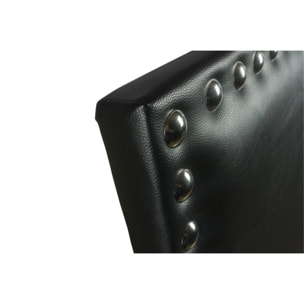 Cabecero Lirio Polipiel Negro 210