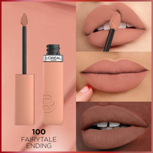 L'Oréal Paris Infaillible Matte Resistance Rouge à Lèvres Liquide Fini Mat 100 Fairytale Ending