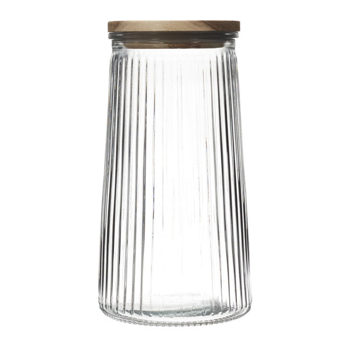 Bocal En Verre Top Acacia 130cl