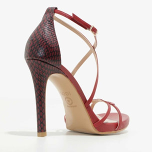 SANDALIAS BURDEOS YULIVA