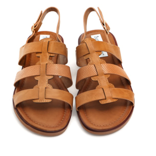 Sandali bassi in simil pelle