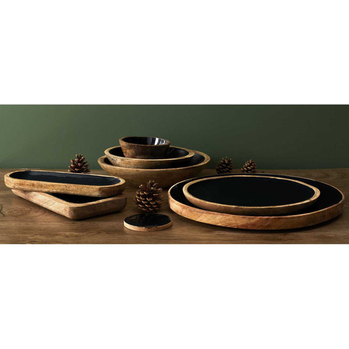Dessous Assiette Manguier Noir D35cm