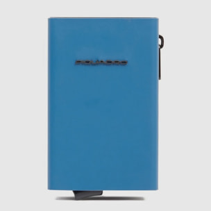Piquadro Portafoglio compatto con portacarte automatico, porta monete e protezione RFID