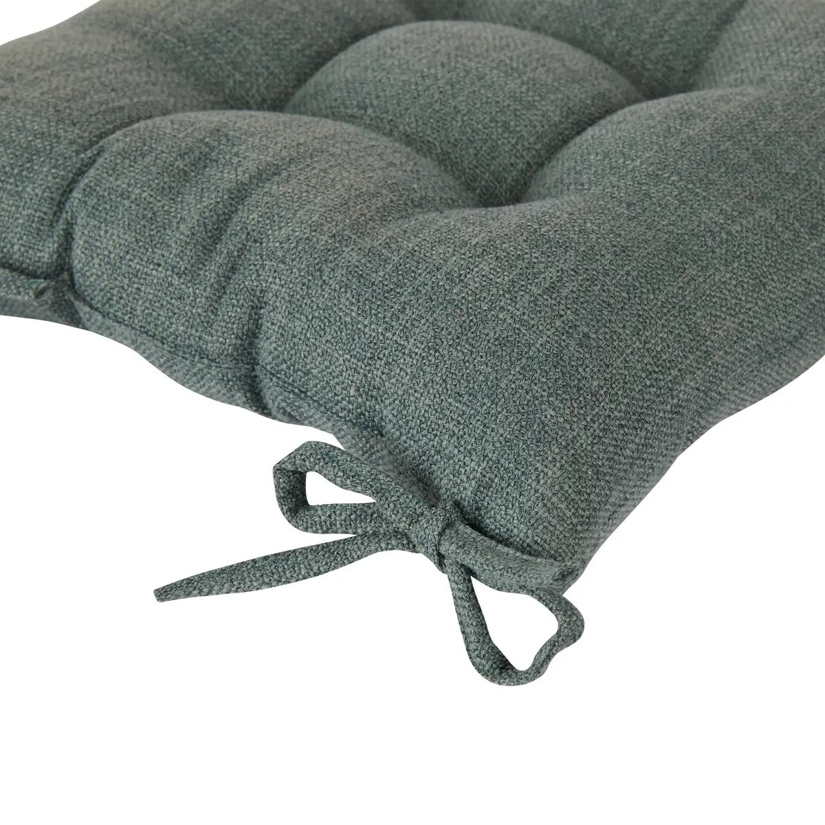 Galette de chaise "Clem" vert foncé 38x38cm