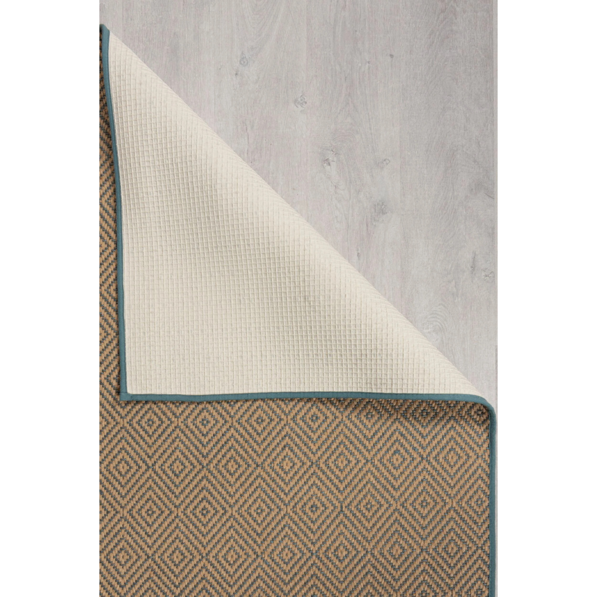 Tapis geometric en jute DIAMOND