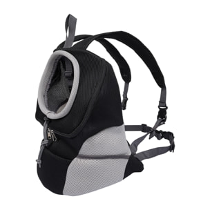Sac à dos de transport pour animaux - THE CONCEPT FACTORY - Confortable - Léger - Gris et Noir