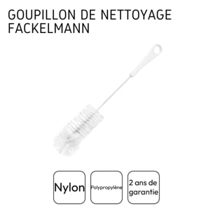 Ensemble de 2 Goupillons pour bouteille en nylon 33 cm Fackelmann Tecno